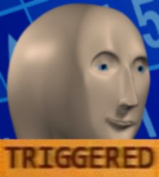 Meme Man archive image — TRIGGERED