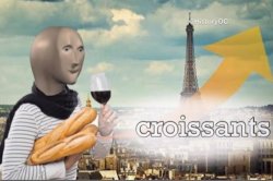 Meme Man archive image — croissants