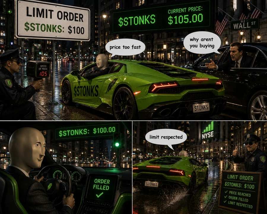 Meme Man archive image — Limit order