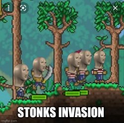 Meme Man archive image — STONKS INVASION