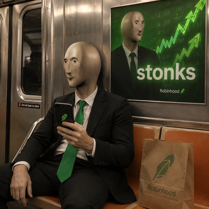 Meme Man archive image — Morning commute