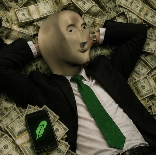 Meme Man archive image — Dreaming in green