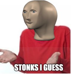 Meme Man archive image — STONKS I GUESS