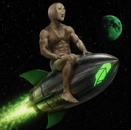 Meme Man archive image — Moon mission