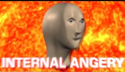 Meme Man archive image — INTERNAL ANGERY
