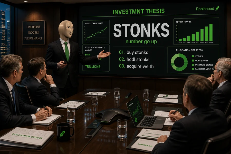 Meme Man archive image — Board meeting