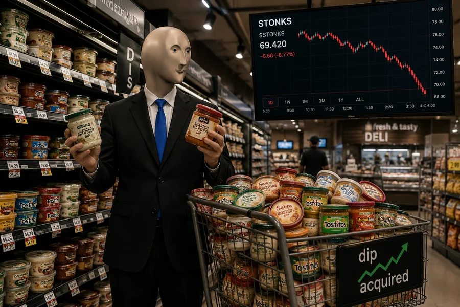 Meme Man archive image — Dip aquired