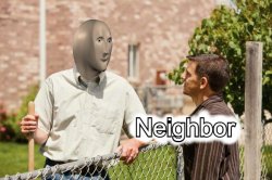 Meme Man archive image — Neighbor