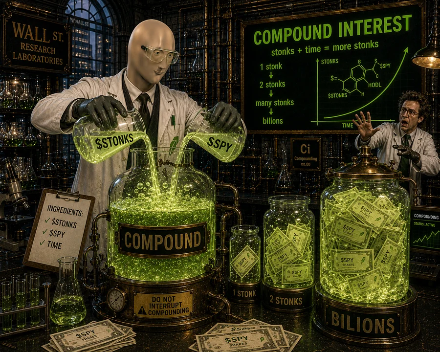 Meme Man archive image — Compund interest
