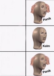 Meme Man archive image — Panik