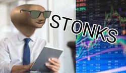 Meme Man archive image — STONKS