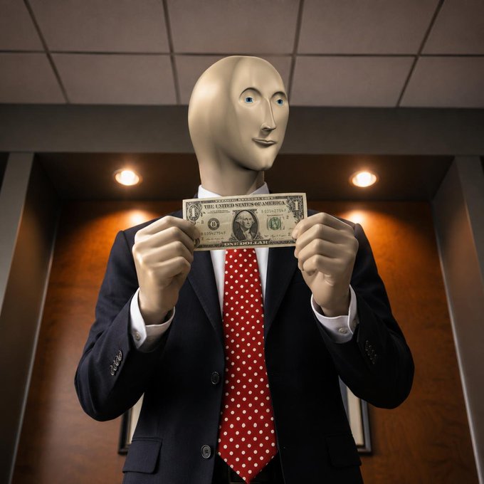 Meme Man archive image — Pocket change